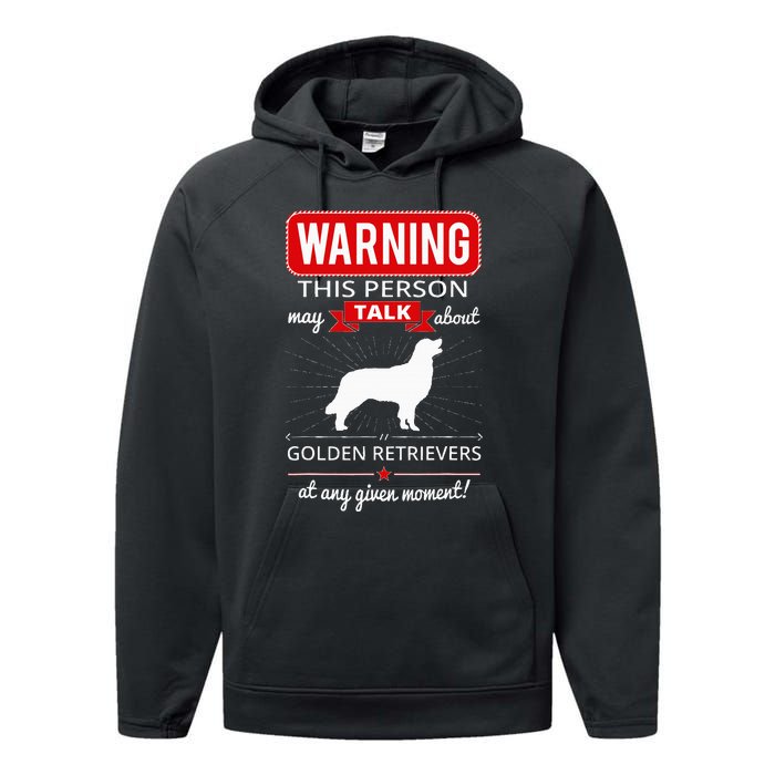 Golden Retriever Dog Breed Performance Fleece Hoodie