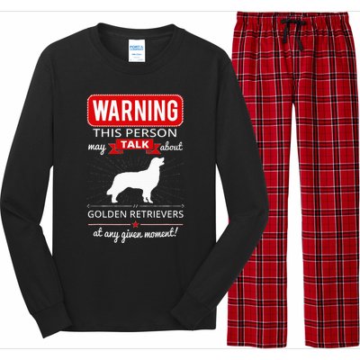 Golden Retriever Dog Breed Long Sleeve Pajama Set