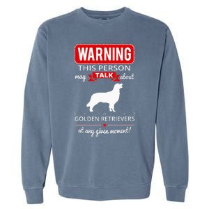 Golden Retriever Dog Breed Garment-Dyed Sweatshirt