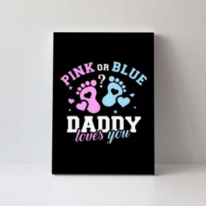 Gender Reveal Daddy Dad Canvas