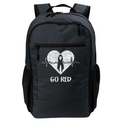 Go Red Day Heart Ribbon Costume Heart Disease Month Daily Commute Backpack