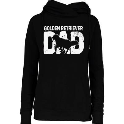 Golden Retriever Dad Dog Lover Dog Owner Womens Funnel Neck Pullover Hood