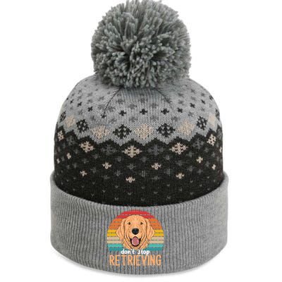 Golden Retriever Dont Stop Retrieving Gift The Baniff Cuffed Pom Beanie