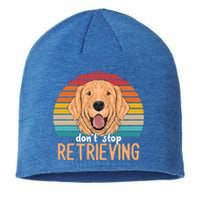 Golden Retriever Dont Stop Retrieving Gift Sustainable Beanie