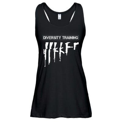 Guns Rifles Diversity Training Ladies Essential Flowy Tank