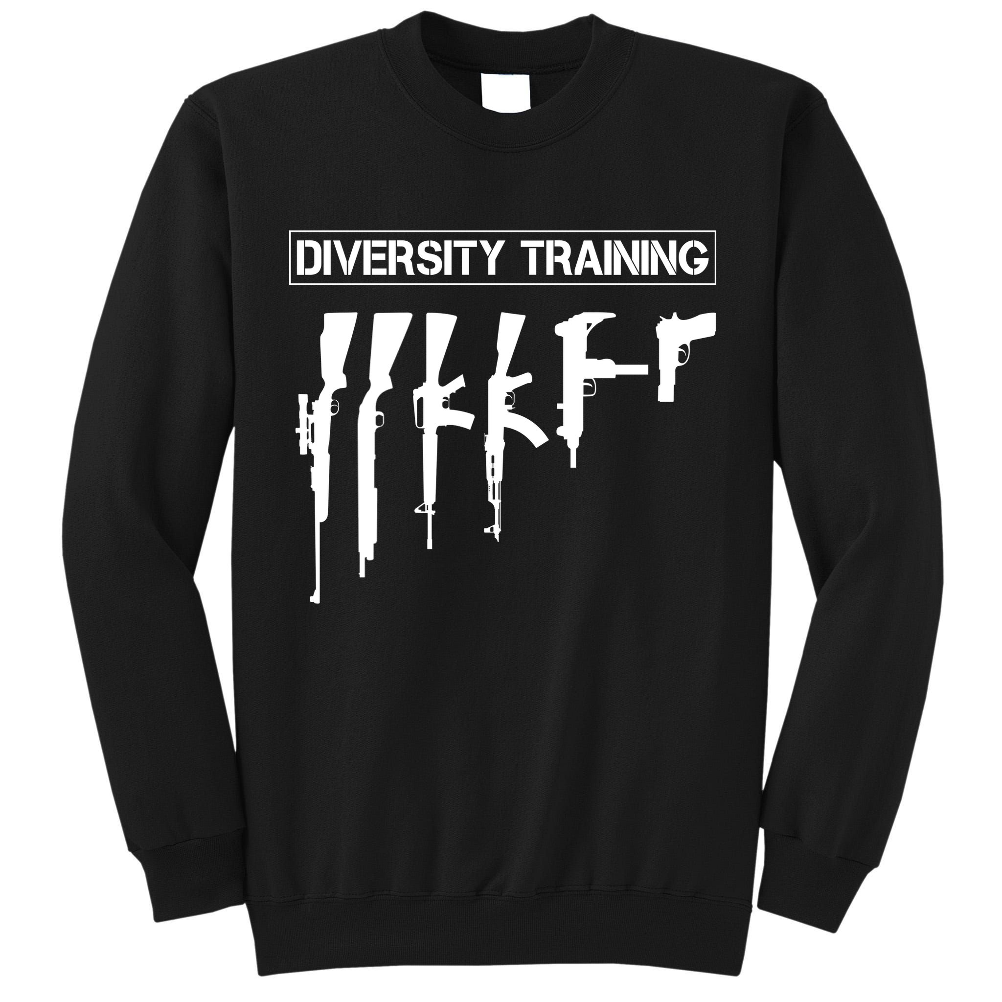 Guns Rifles Diversity Training Tall Sweatshirt