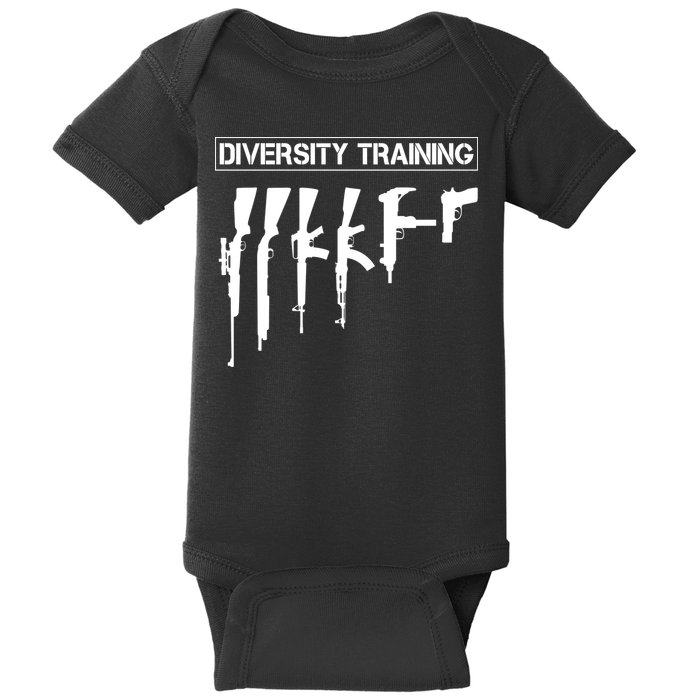 Guns Rifles Diversity Training Baby Bodysuit