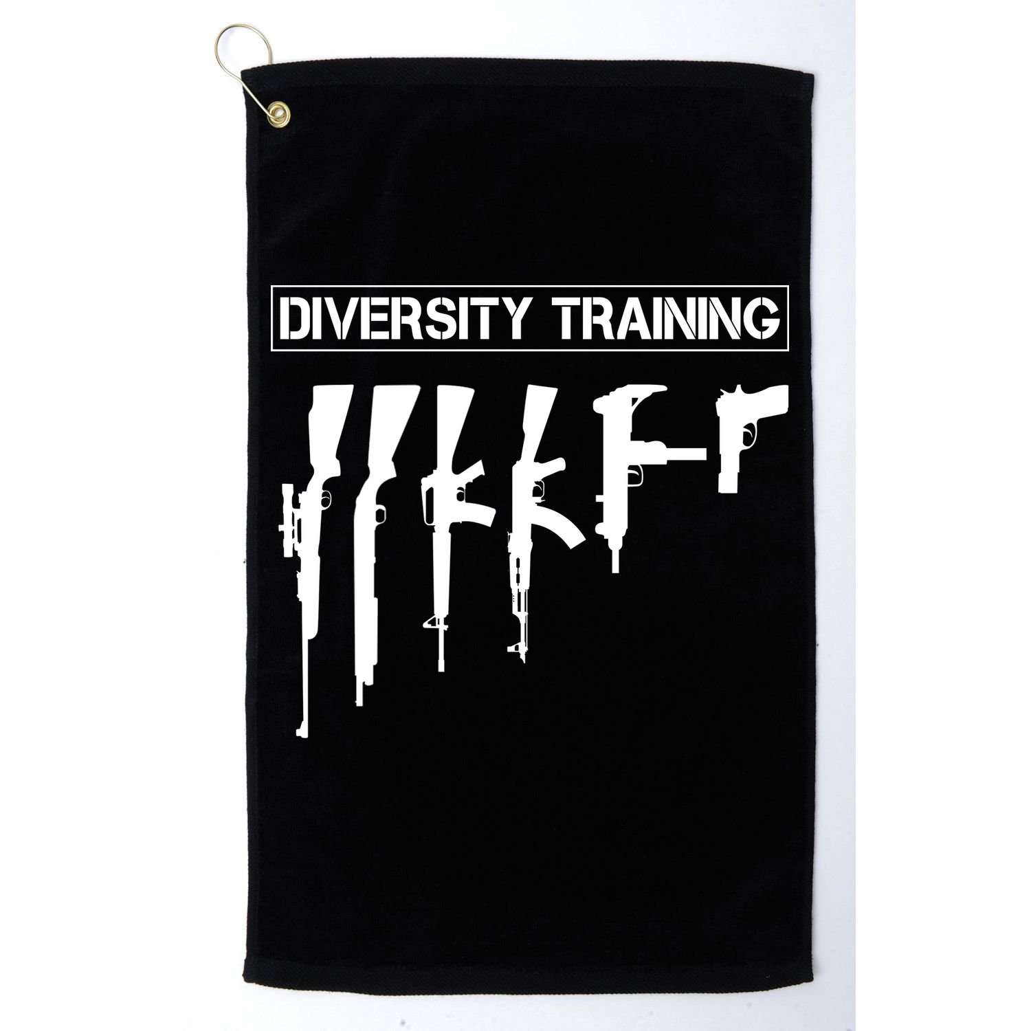 Guns Rifles Diversity Training Golf Towel
