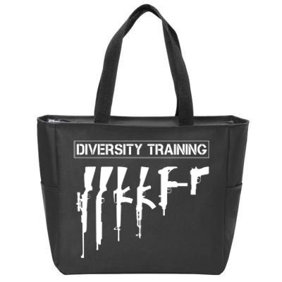 Guns Rifles Diversity Training Zip Tote Bag