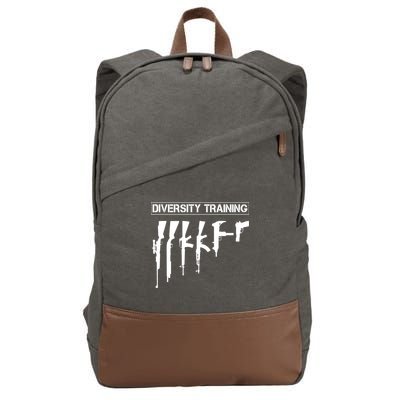 Guns Rifles Diversity Training Cotton Canvas Backpack