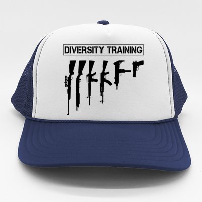 Guns Rifles Diversity Training Trucker Hat