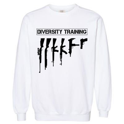 Guns Rifles Diversity Training Garment-Dyed Sweatshirt