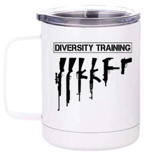 Guns Rifles Diversity Training 12 oz Stainless Steel Tumbler Cup