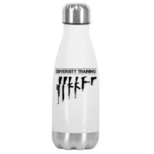 Guns Rifles Diversity Training Stainless Steel Insulated Water Bottle