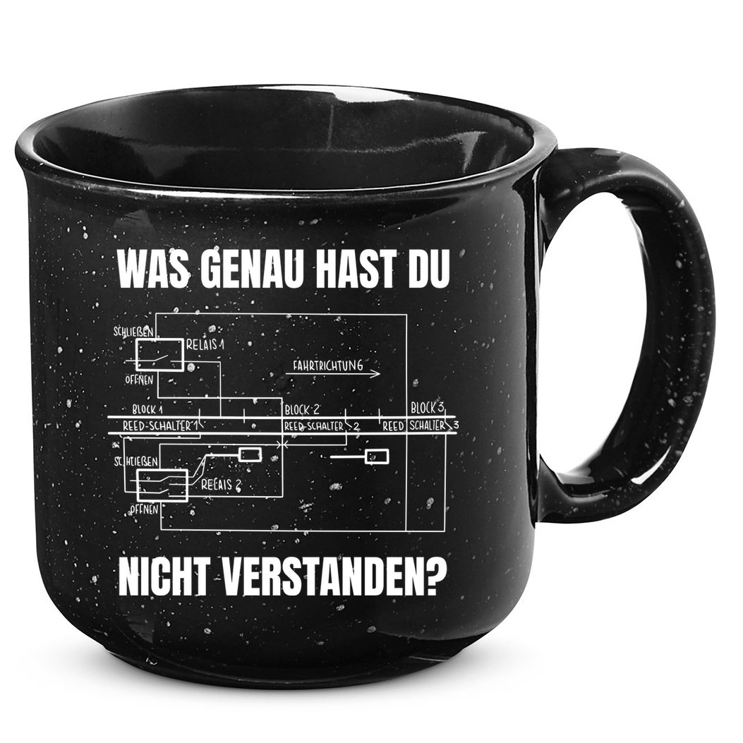 German Railway Diagram 15oz Campfire Ceramic Mug