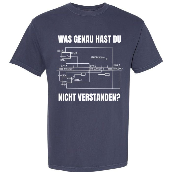 German Railway Diagram Garment-Dyed Heavyweight T-Shirt