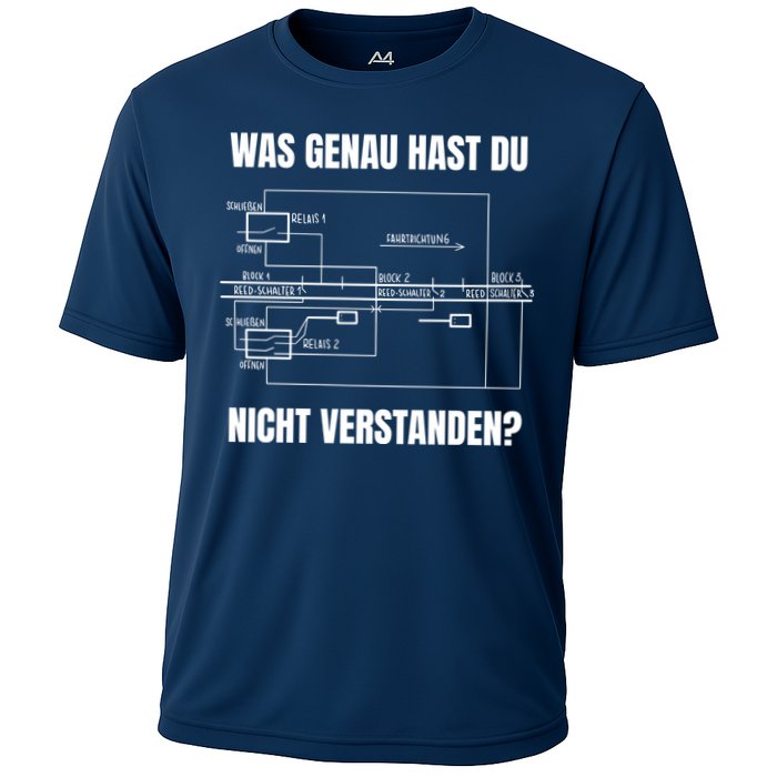German Railway Diagram Performance Shirt
