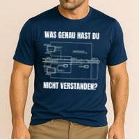 German Railway Diagram Performance Shirt