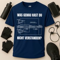 German Railway Diagram Performance Shirt