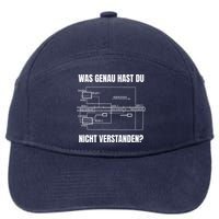 German Railway Diagram 7-Panel Snapback Hat