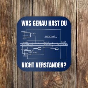 German Railway Diagram Coaster