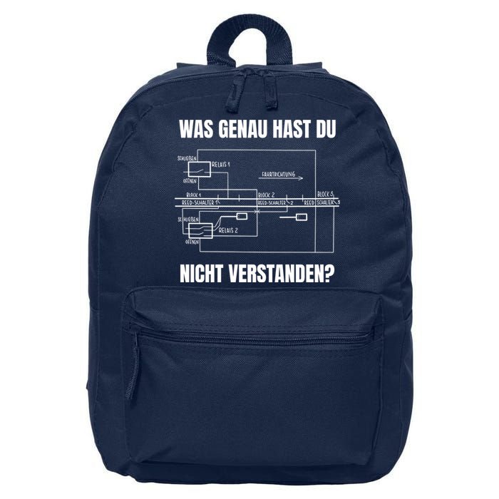 German Railway Diagram 16 in Basic Backpack
