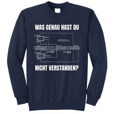 German Railway Diagram Tall Sweatshirt