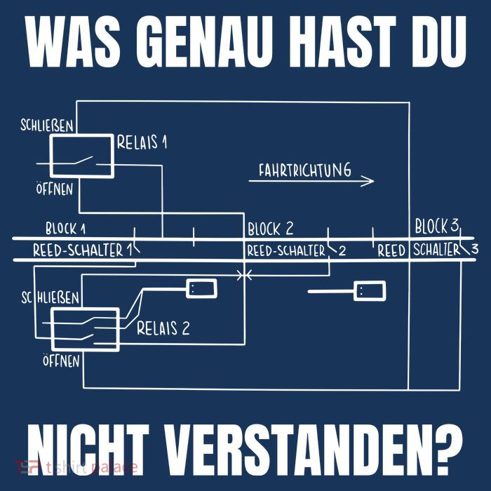 German Railway Diagram Women's V-Neck T-Shirt