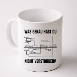 German Railway Diagram Coffee Mug