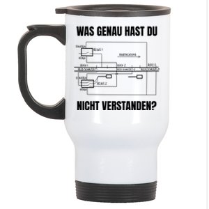 German Railway Diagram Stainless Steel Travel Mug