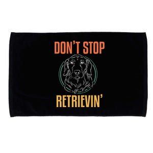 Golden Retriever Dont Stop Retrievin Cool Gift Microfiber Hand Towel