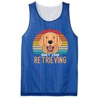 Golden Retriever Dont Stop Retrieving Gift Mesh Reversible Basketball Jersey Tank