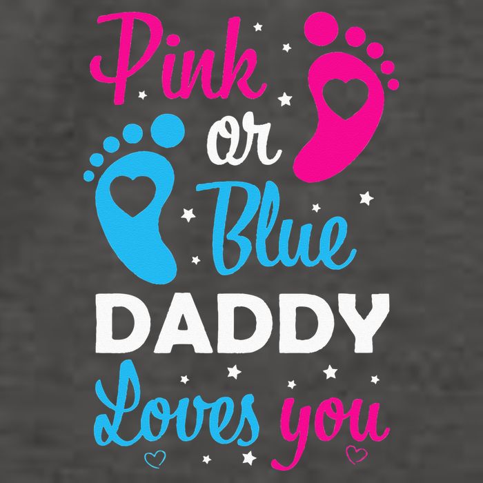 Gender Reveal Dad Daddy Father Family Vector Backpack