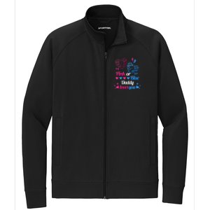 Gender Reveal Daddy Loves You Stretch Full-Zip Cadet Jacket