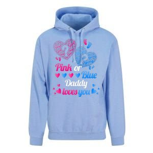 Gender Reveal Daddy Loves You Unisex Surf Hoodie