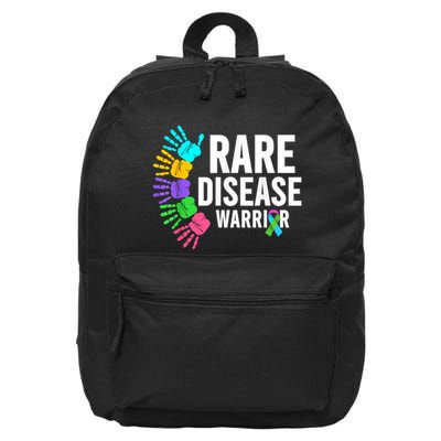 Good Rare Disease Day Warrior Rare Disease Awareness 16 in Basic Backpack