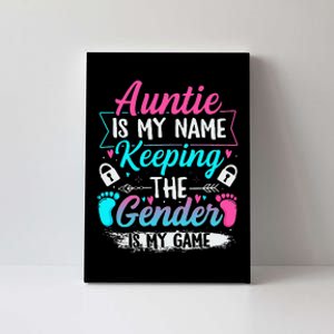 Gender Reveal Design For A Keeper Of The Gender Aunt Canvas