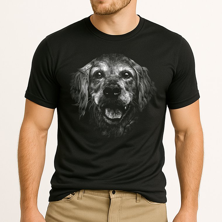 Golden Retriever Dog Cooling Performance Crew T-Shirt