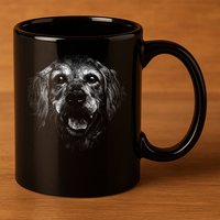 Golden Retriever Dog 11oz C Handle Ceramic Mug