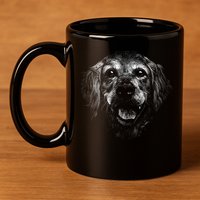 Golden Retriever Dog 11oz C Handle Ceramic Mug