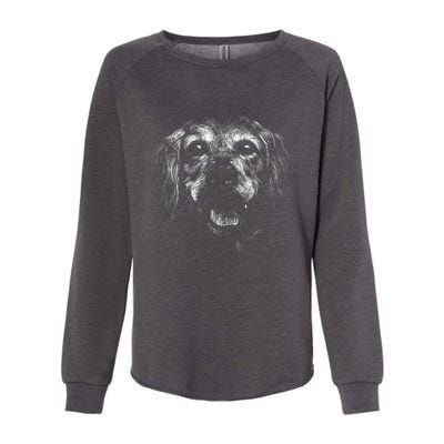 Golden Retriever Dog Womens California Wash Sweatshirt