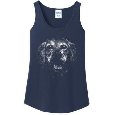 Golden Retriever Dog Ladies Essential Tank