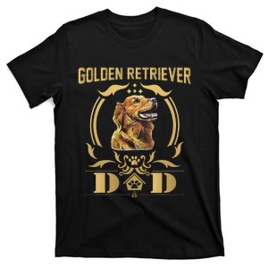 Golden Retriever Dad Funny Father's Day 2018 Gift T-Shirt