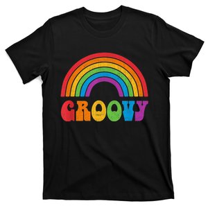 Groovy Roller Disco Outfit Retro 70s Costume For Wo Girl T-Shirt