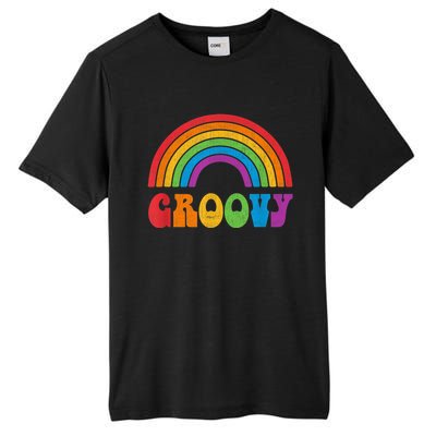 Groovy Roller Disco Outfit Retro 70s Costume For Wo Girl Tall Fusion ChromaSoft Performance T-Shirt