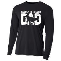 Golden Retriever Dad Dog Lover Dog Owner Cooling Performance Long Sleeve Crew