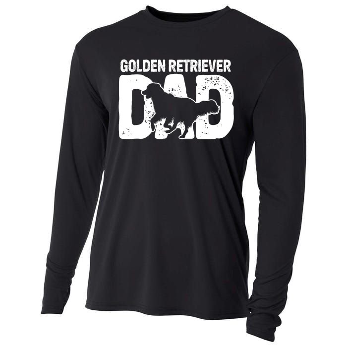 Golden Retriever Dad Dog Lover Dog Owner Cooling Performance Long Sleeve Crew