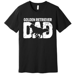 Golden Retriever Dad Dog Lover Dog Owner Premium T-Shirt