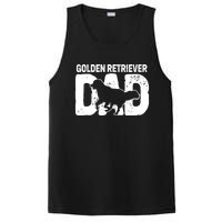 Golden Retriever Dad Dog Lover Dog Owner PosiCharge Competitor Tank