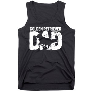 Golden Retriever Dad Dog Lover Dog Owner Tank Top